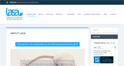 Desktop Screenshot of lasa.co.uk
