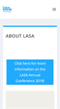 Mobile Screenshot of lasa.co.uk