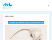 Tablet Screenshot of lasa.co.uk
