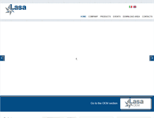 Tablet Screenshot of lasa.eu