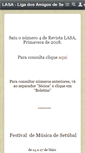 Mobile Screenshot of lasa.pt