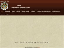Tablet Screenshot of lasa.pt