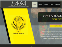 Tablet Screenshot of lasa.co.za